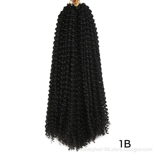 Crochet Water Wave Ombre Braiding Hair For Passionate Twist Synthetic Braid Hair